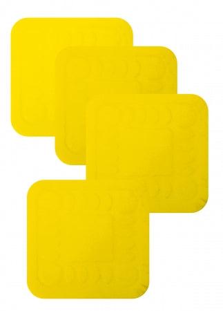 Non Slip Silicone Coaster - 140x140mm - Yellow