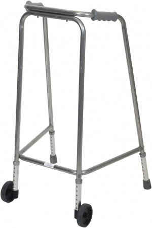 Extra Wide Lightweight Walking Frame - Medium - With Wheels