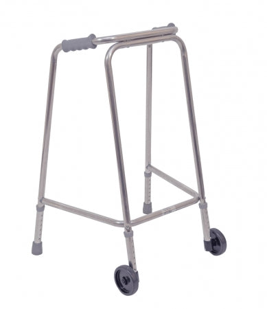 Ultra Narrow Lightweight Walking Frame - Small - Wheeled